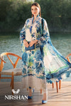 Maria B MPrint | White & Blue - Lawn Collection Replica