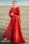 Qalamkar | Deep Red - Lawn Collection Replica