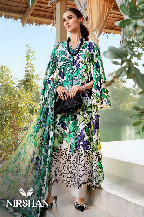 Maria B MPrint | White - Lawn Collection Replica