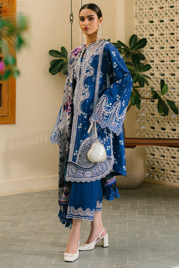Bin Ilyas | Blue - Lawn Collection Replica