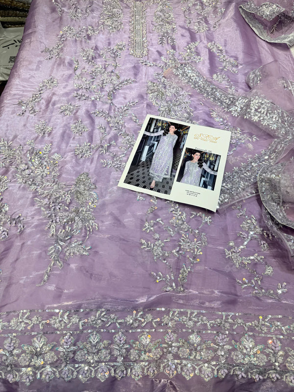 SRA Shisha Silk Ferozea 06 โ Lilac Signature Ensemble