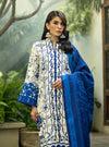 Zainab Chottani | Ivory & Royal Blue - Lawn Collection Replica