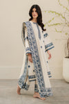 Zarqash | White - Lawn Collection Replica