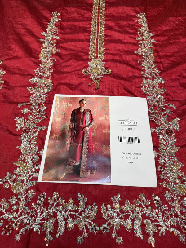 AFROZEH RAW SILK โ KHUSHBU EDITION
