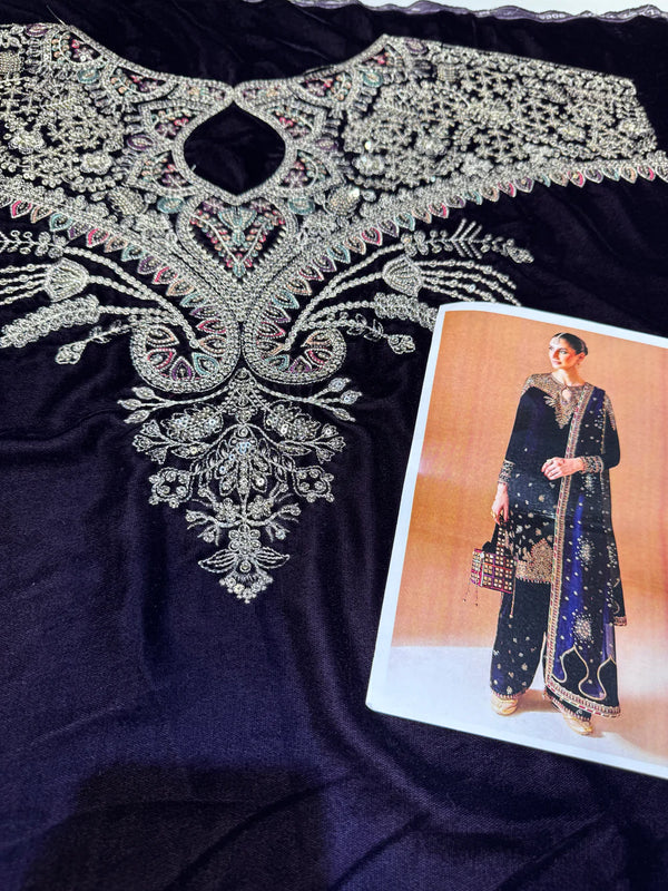 Jazmin Velvet Chandani 3Pc