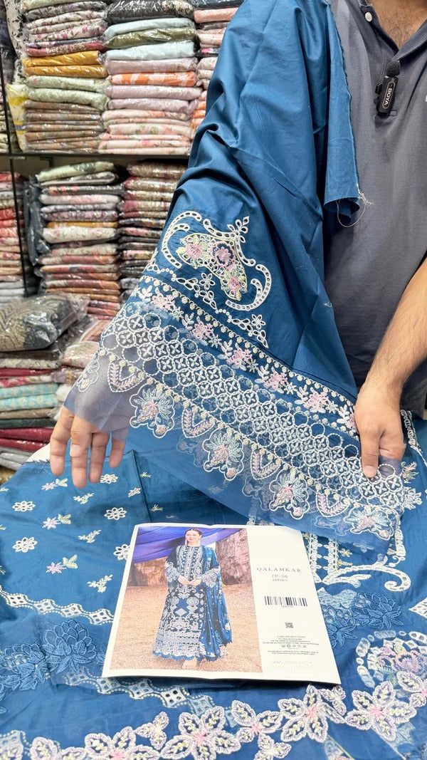 Qalamkar Lawn Miray (Zink)