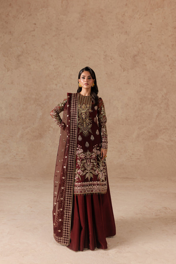 Alizeh | Maroon - Chiffon Collection Replica