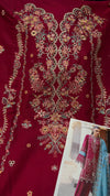 HUSSAIN REHAR Lawn – Riviera (Fuchsia Pink)