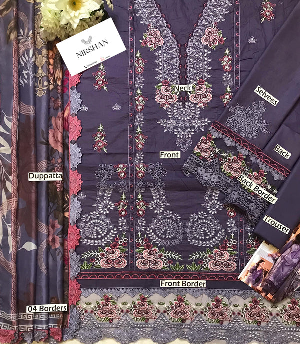 Jade | Lavender - Lawn Collection Replica