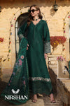 Noor By Sadia Asad | Emerald Green - Chikankari Collection Replica