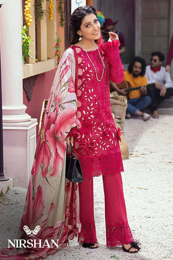 Mushq | Pink - Luxury Lawn Collection Replica