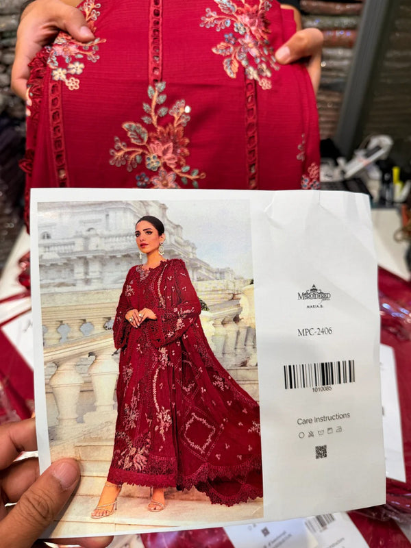 Maria.B Dhanak Shawl – 01 Luxe Edition