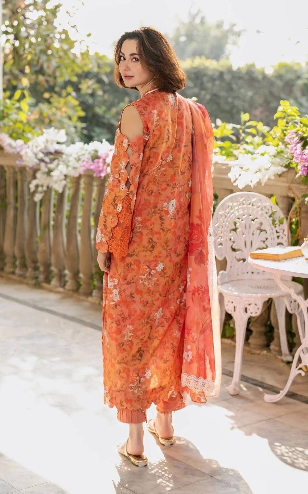 Asifa Nabeel Floral | Printed Lawn Collection Replica