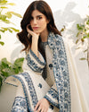 Zarqash | White - Lawn Collection Replica