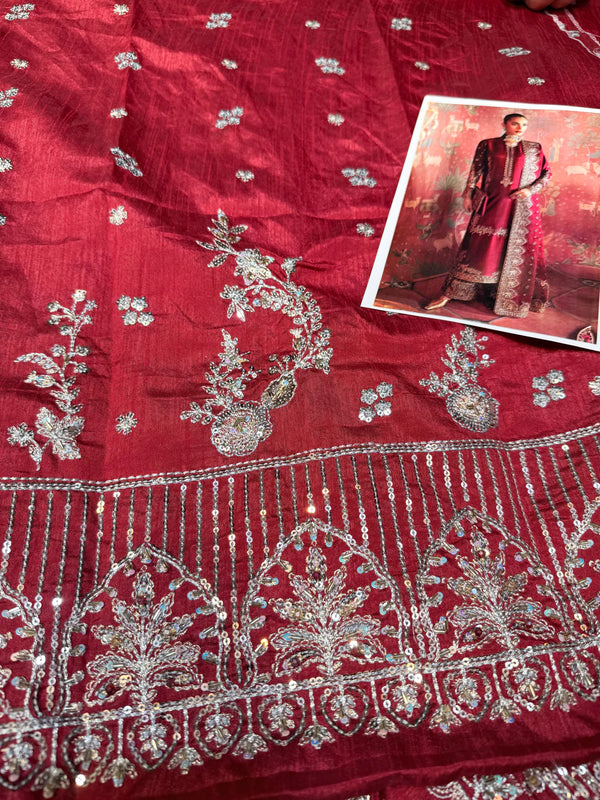 AFROZEH RAW SILK โ KHUSHBU EDITION