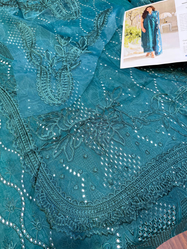 SOBIA NAZIR L25 SEA GREEN LAWN