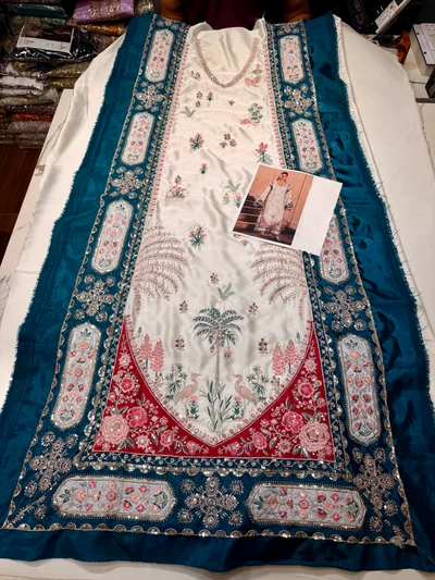 ETHNC SILK E-1024 KAFTAN 2PC