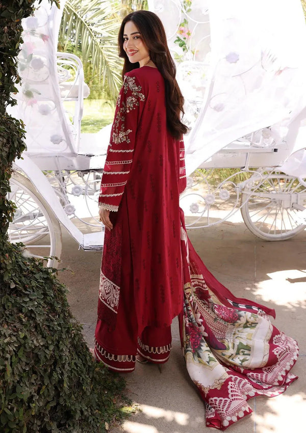 Elaf | Red - Lawn Collection Replica