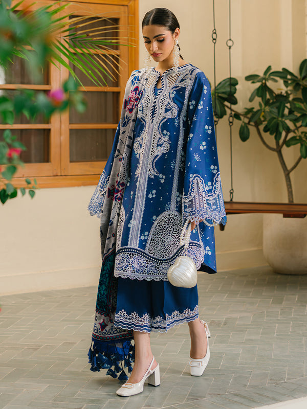 Bin Ilyas | Blue - Lawn Collection Replica
