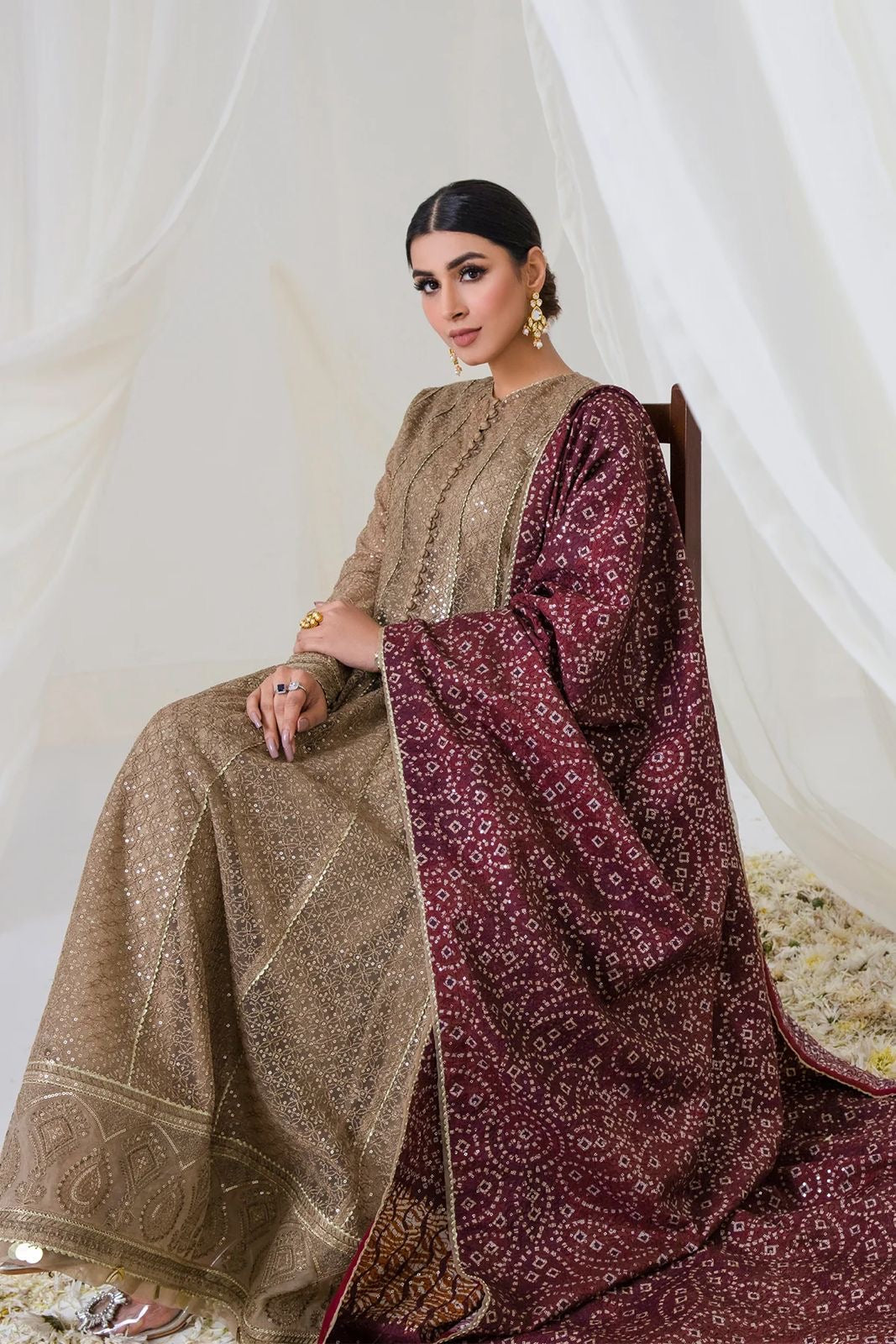 Jazmin Brown Net Formal Collection Replica