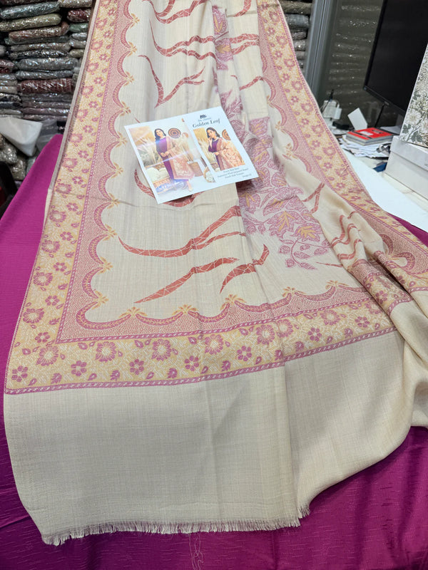 GOLDEN LEAF SHAWL SUIT