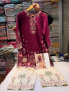 ETHNC KURTA SET 2PC MULBERRY DHANAK