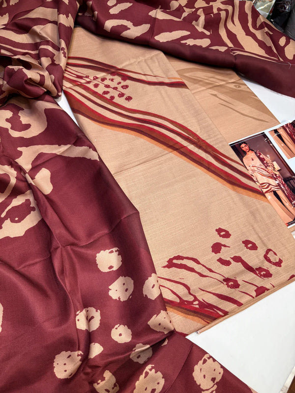 KHADDAR PRINT 3 PC UNSTITCHED KH-SKIN