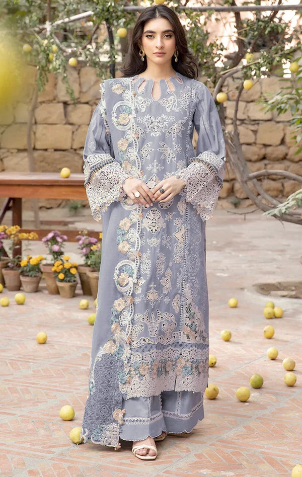 Elaf Lawn Zarafshan (Gray)