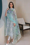 Baroque Sky Blue Printed Lawn Collection Replica