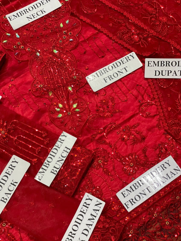 Nureh Red Net Formal Collection Replica