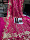 Sana Safinaz Signature Tassel Silk โ Shocking Pink Ensemble