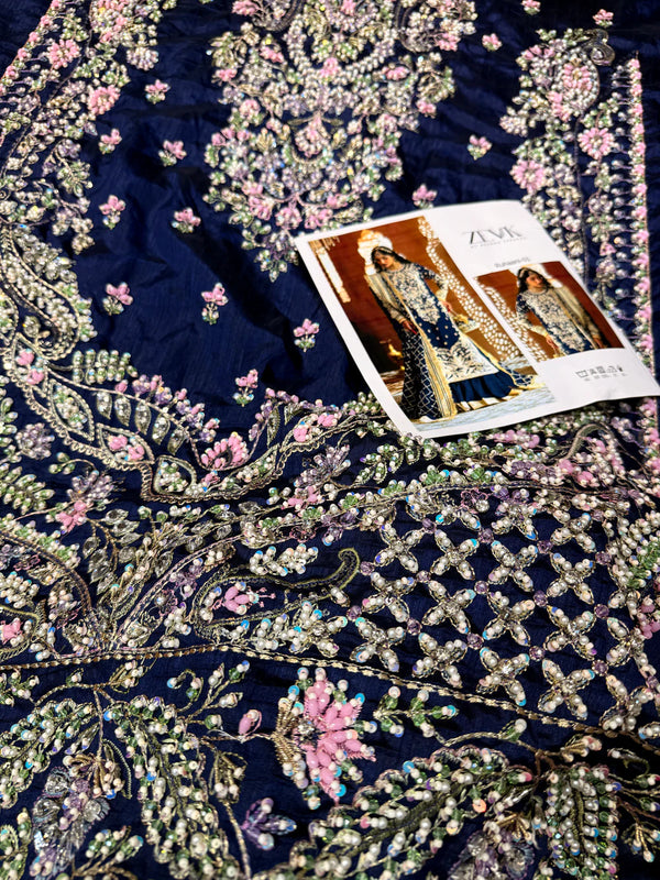 ZEVK RAW SILK RUHAANI