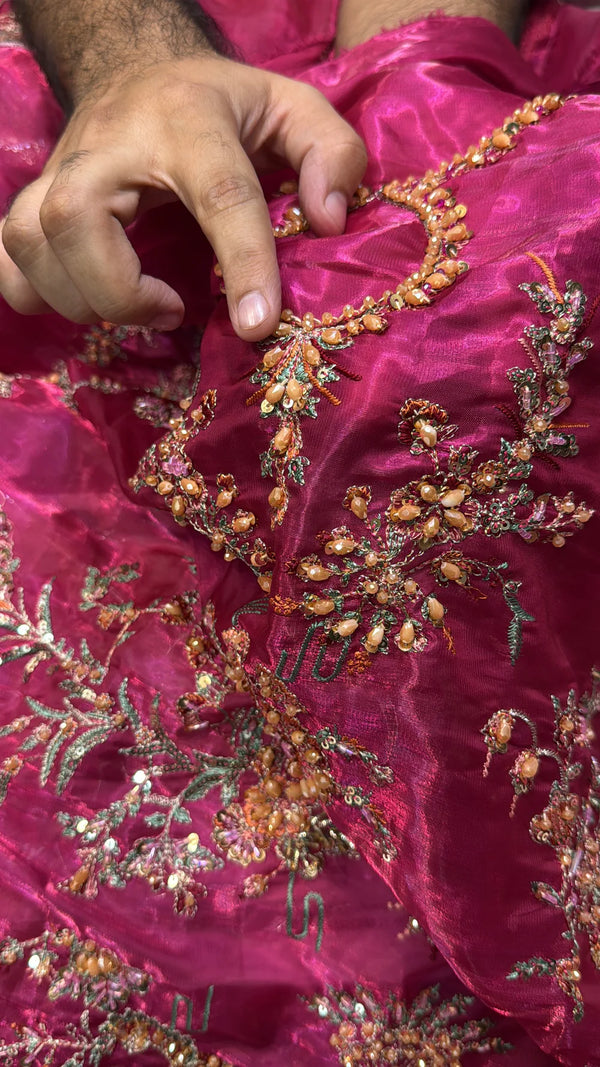 HUSSAIN REHAR JAMALI (3PC) MAGENTA