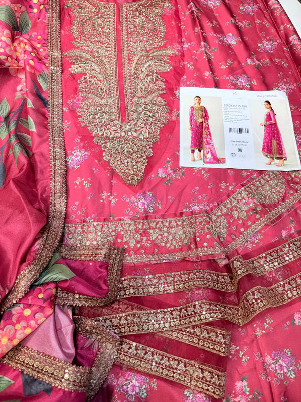 JAZMIN 8083 SHAMOZ SILK 3PC