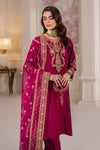 Baroque Pink Velvet Formal Collection Replica
