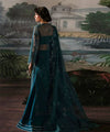 Afrozeh Blue Organza Formal Collection Replica