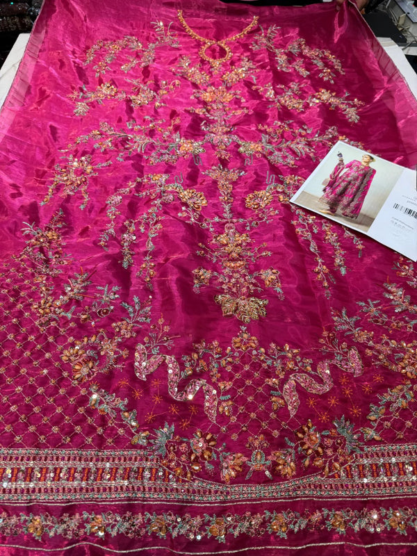 HUSSAIN REHAR JAMALI (3PC) MAGENTA