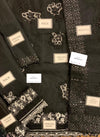 Farah Talib Black Organza Collection Replica