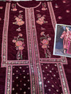 Aneelas Velvet – Maroon