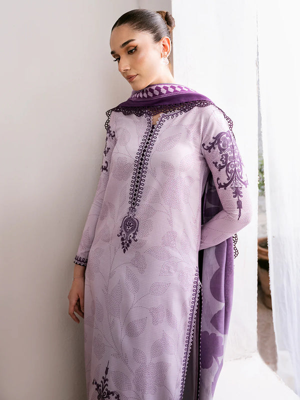 Bin Ilyas | Light Purple - Lawn Collection Replica