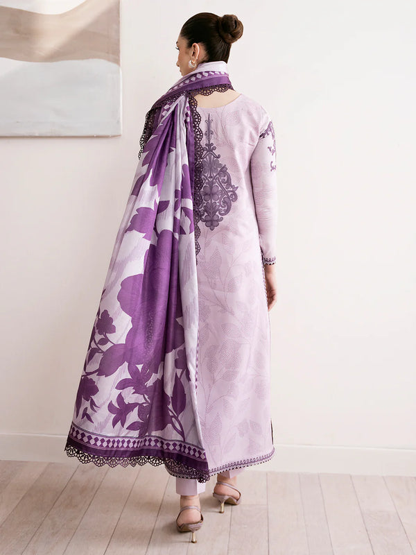 Bin Ilyas | Light Purple - Lawn Collection Replica