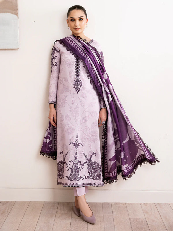 Bin Ilyas | Light Purple - Lawn Collection Replica