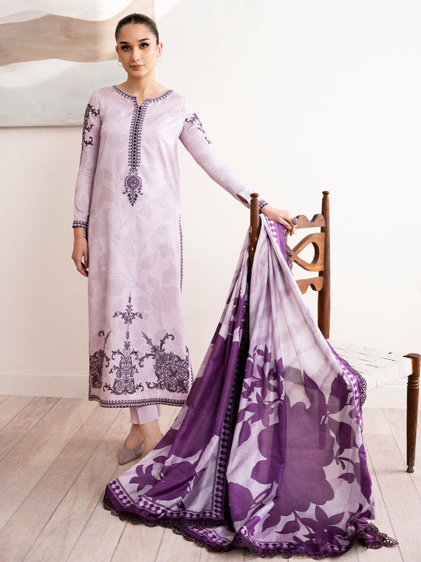 Bin Ilyas | Light Purple - Lawn Collection Replica