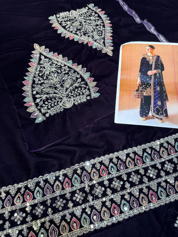 Jazmin Velvet Chandani 3Pc