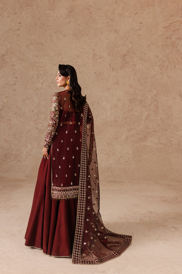 Alizeh | Maroon - Chiffon Collection Replica