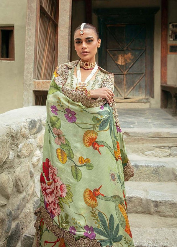 Maryam Hussain Green Organza Formal Collection Replica