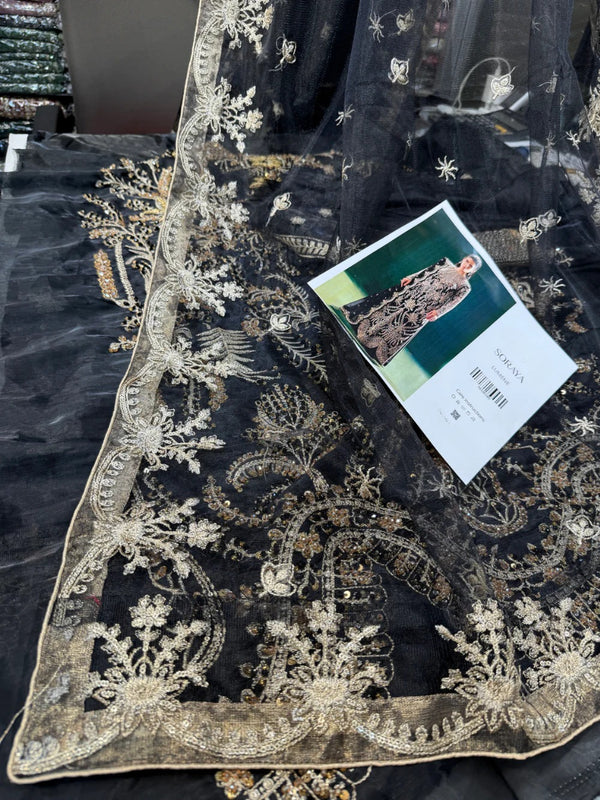 Soraya Shisha Silk Elca Black 3Pc