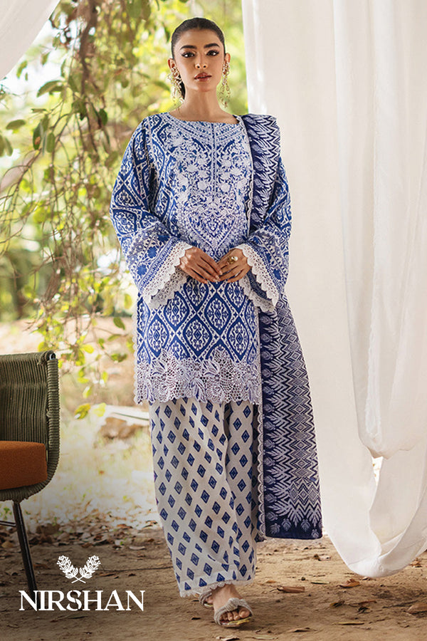 Zainab Chottani | Blue - Lawn Collection Replica
