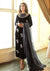 Afrozeh Black Velvet Formal Collection Replica