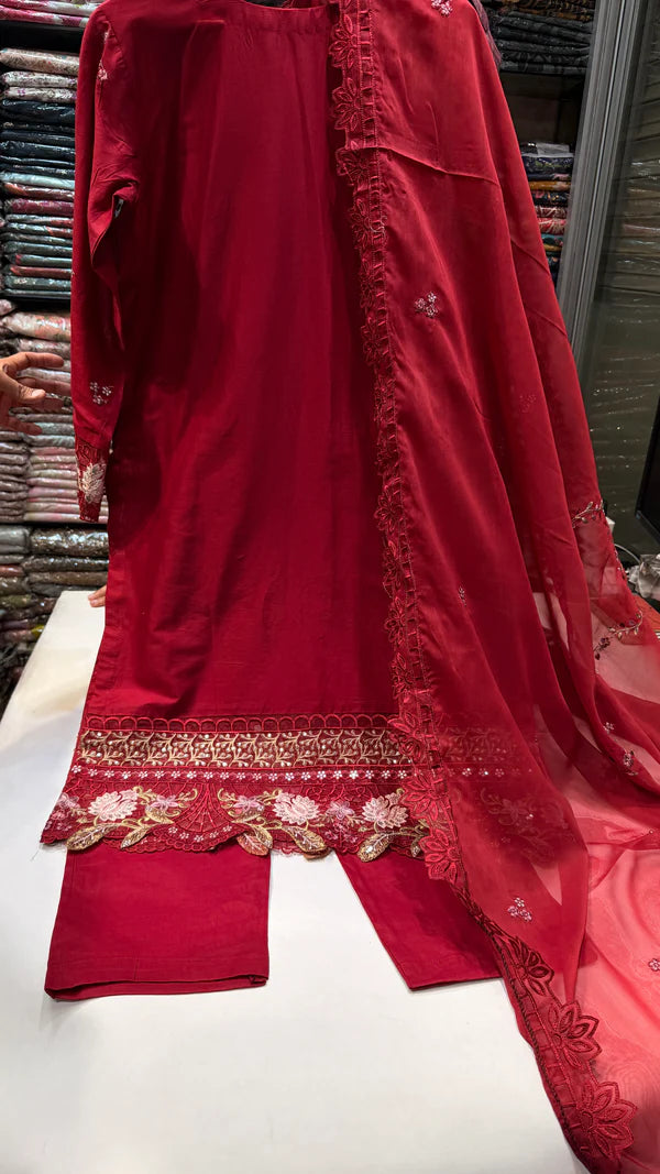 Maria.B Lawn RTW 2406 (STITCHED)